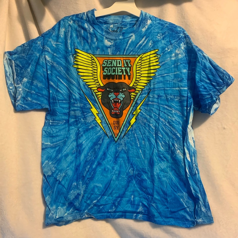 Panther Send it Society Tie Dye T-Shirt